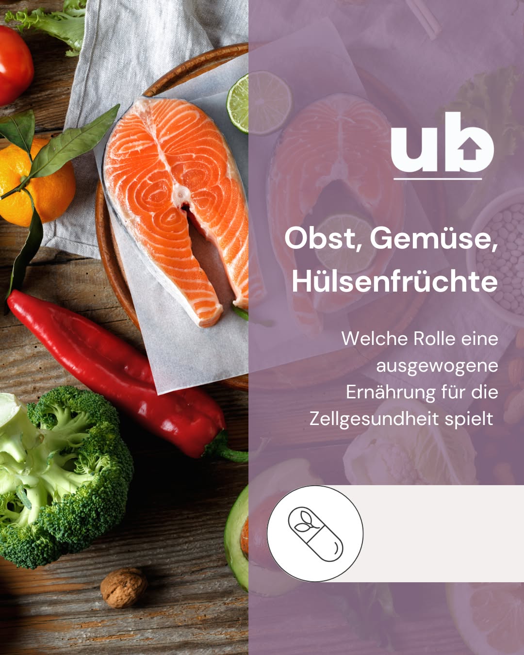 Eine ausgewogene Ernährung stärkt deine Zellen 🧬🥗. 
Buntes Obst und Gemüse liefern Vitamine und sekundäre Pflanzenstoffe. 
Vollkornprodukte und Hülsenfrüchte steuern Ballaststoffe und Mikronährstoffe bei. 
Hochwertige Fette unterstützen stabile Zellmembranen und die Aufnahme fettlöslicher Vitamine. 

Ubiquinol ergänzt diese Basis gezielt. 
Es unterstützt die ATP-Bildung in den Mitochondrien️. 
Es wirkt als Antioxidans in Zellmembranen und schützt vor oxidativem Stress 🛡️. 
So bleibst du im Alltag, beim Sport und in Stressphasen leistungsfähig. 

Setze auf regelmäßige, vollwertige Mahlzeiten, guten Schlaf und Bewegung. 
Integriere Ubiquinol als sinnvolle Ergänzung in deine Routine ✨. 

#Ubiquinol #CoQ10 #Zellgesundheit #Zellenergie #Mitochondrien #Antioxidantien #FoodFirst #HealthyHabits