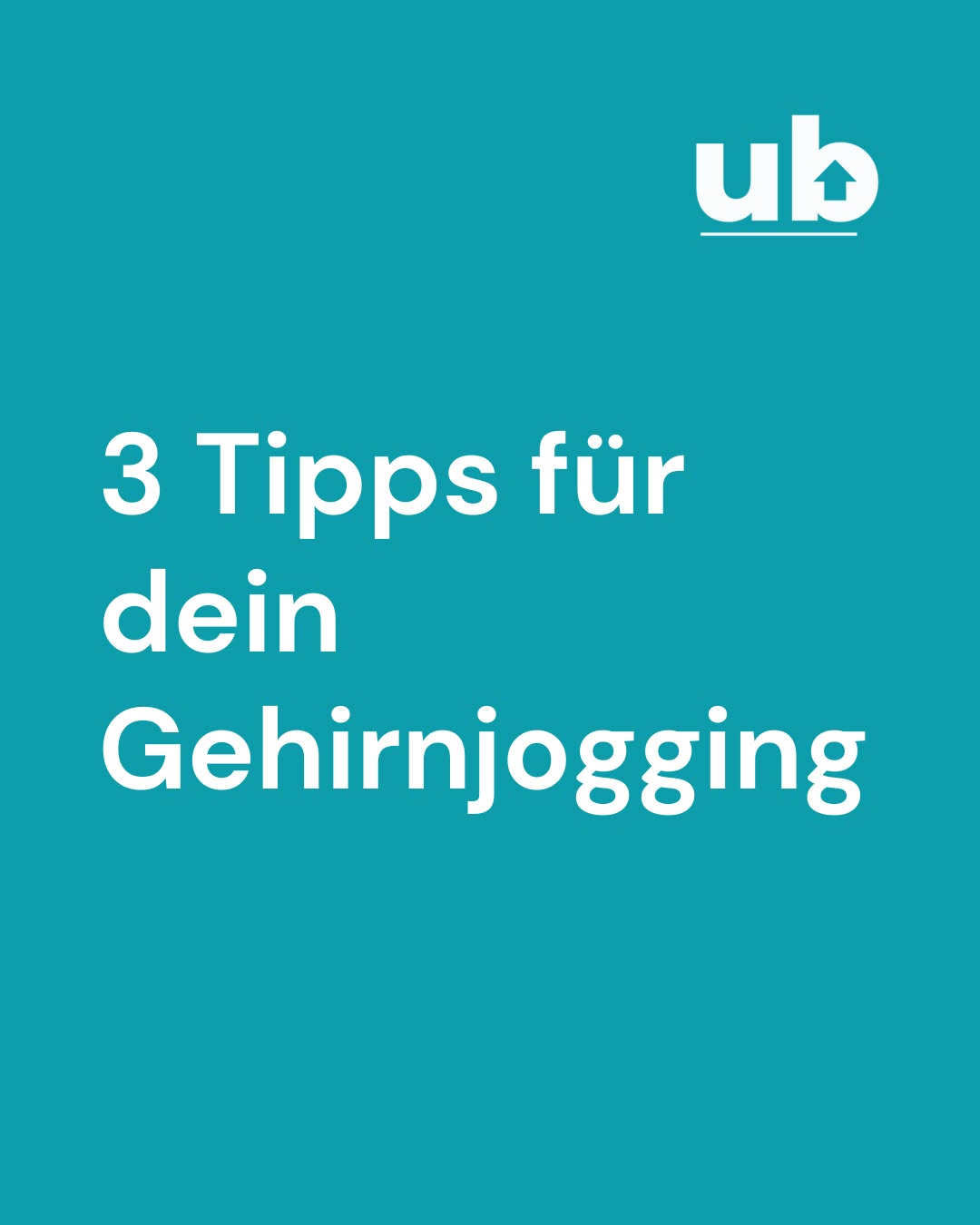 🧠 Fit im Kopf – ein Leben lang! 
Unser Gehirn ist wie ein Muskel: Wer es regelmäßig trainiert, hält es leistungsfähig und flexibel. Schon kleine Alltagsübungen können helfen, die grauen Zellen in Schwung zu bringen. 

👉 3 Tipps für dein Gehirnjogging: 

Neues lernen: Ob Sprache, Instrument oder Rezept – Ungewohntes fordert das Gehirn. 
Kombination aus Bewegung & Denksport: Beim Spazieren Vokabeln wiederholen oder Kopfrechnen üben. 
Gedächtnistraining mit Spaß: Puzzle, Sudoku, Kreuzworträtsel oder Memory – spielerisch, aber effektiv. 
Und nicht vergessen: Für konzentriertes Denken brauchen die Zellen viel Energie. Hier kommt Ubiquinol ins Spiel – es unterstützt die Energieproduktion in den Mitochondrien und wirkt als starkes Antioxidans. 

#Ubiquinol #HealthyAging #Zellenergie #BrainHealth #Gehirnjogging #Vitalität