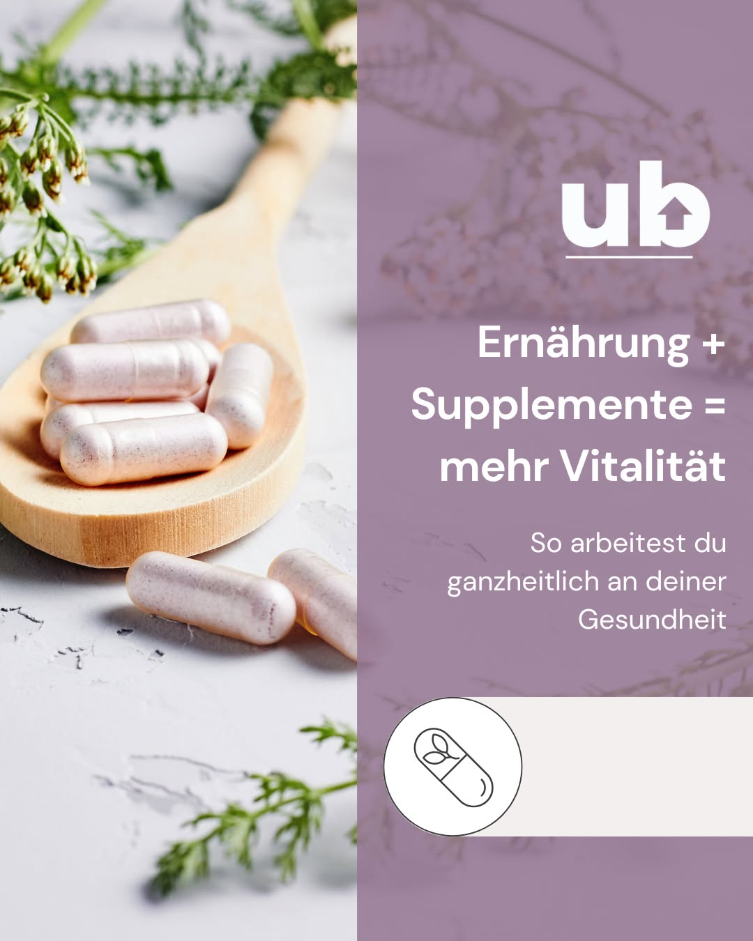 Alltagstipp: Ernährung + Supplemente = mehr Vitalität im Winter/Frühjahr ❄️ 

Setze auf „Food first“ – und ergänze gezielt: 

Bunt & vollwertig essen: Proteine (Hülsenfrüchte, Fisch, Eier), buntes Gemüse/Obst, Vollkorn, Nüsse & Saaten. 
Smart ergänzen: 
• Ubiquinol (aktive Form von Q10) unterstützt die mitochondriale Zellenergie & wirkt antioxidativ. 
• Vitamin D (je nach Status & Empfehlung), Vitamin C/E für das Antioxidanzien-Netzwerk. 
• Omega-3 (EPA/DHA) & bei Bedarf Magnesium für den Energiestoffwechsel. 
Routine macht den Unterschied: feste Einnahmezeit, mit Mahlzeit (fettlösliche Nährstoffe besser nutzen), ausreichend trinken. 
Lebensstil-Booster: Tageslicht, 20–30 Min. Bewegung täglich, Schlafrhythmus stabil halten. 
So arbeitest du ganzheitlich: Nährstoffreich essen, gezielt auffüllen – und deine Energie bleibt abrufbar, wenn’s draußen grau ist und die Tage wieder länger werden. ✨ 

#Vitalität #Winterfit #Frühjahrsenergie #Ubiquinol #CoQ10 #Zellenergie #Antioxidantien #FoodFirst #Routine