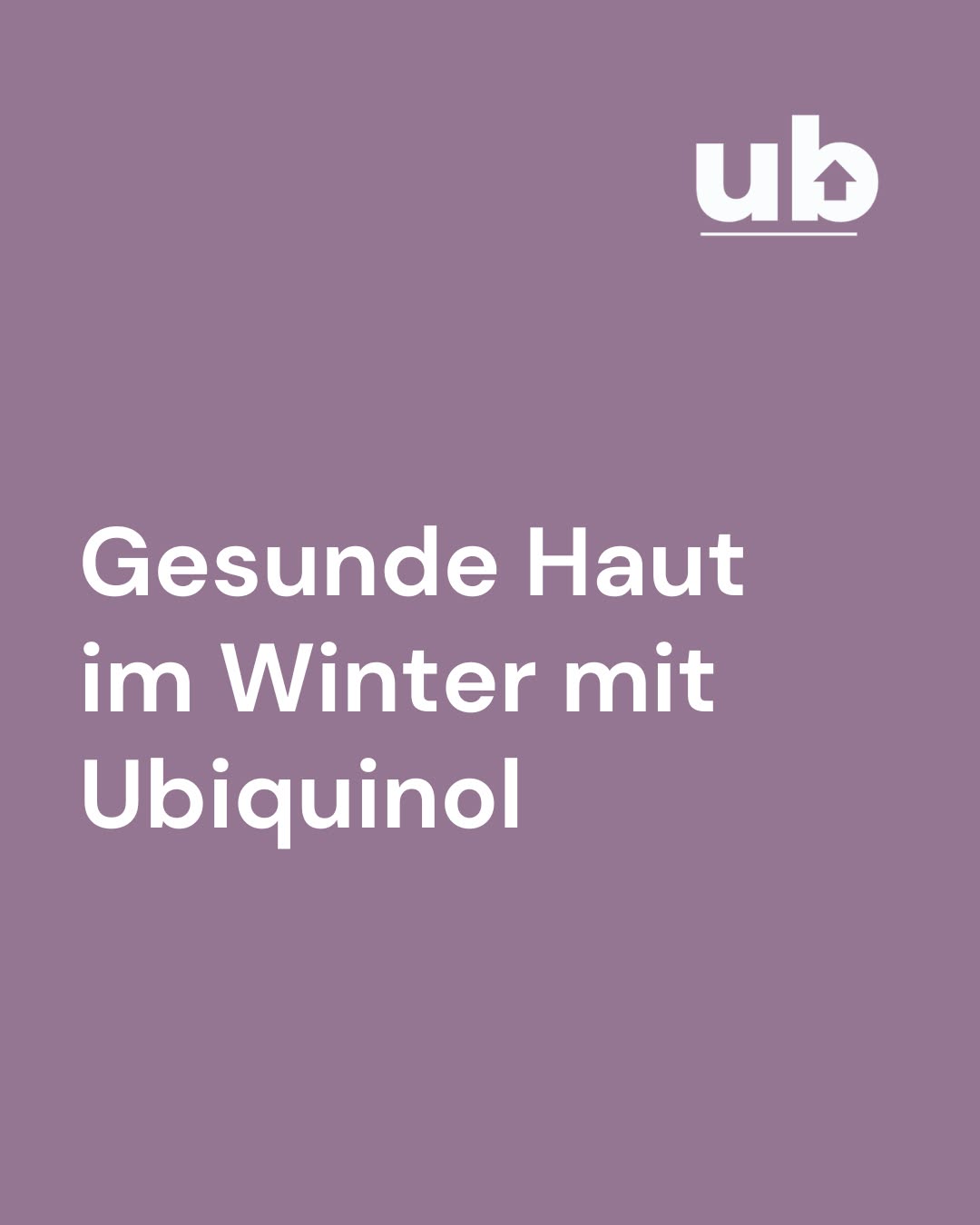 Gesunde Haut im Winter? 

Kälte, Wind und trockene Heizungsluft setzen der Hautbarriere zu: Oxidativer Stress steigt, die Zellen laufen „auf Sparflamme“. Hier kommt Ubiquinol ins Spiel – die aktive Form von Q10, die dein Körper direkt nutzen kann. 

Warum Ubiquinol? 

Zellenergie: Ubiquinol ist Teil der mitochondrialen Energieproduktion – wichtig für regenerative Hautprozesse. 
Antioxidativer Schutz: Es fängt freie Radikale ab, die durch Kälte, UV-Strahlen und urbane Belastungen entstehen und unterstützt so die natürliche Abwehr deiner Hautzellen. 
Barriere & Balance: Indem es den Energiestoffwechsel der Zellen unterstützt, kann Ubiquinol die Hautfunktion und ihren „Glow“ von innen heraus fördern. 
Bioverfügbarkeit: Aktivierte Form = keine Umwandlung nötig – praktisch, wenn der Organismus im Winter ohnehin „mehr zu tun“ hat. 

#Winterhaut #Hautbarriere #Ubiquinol #CoQ10 #Zellenergie #Antioxidantien #SkinFromWithin #GesundDurchDenWinter