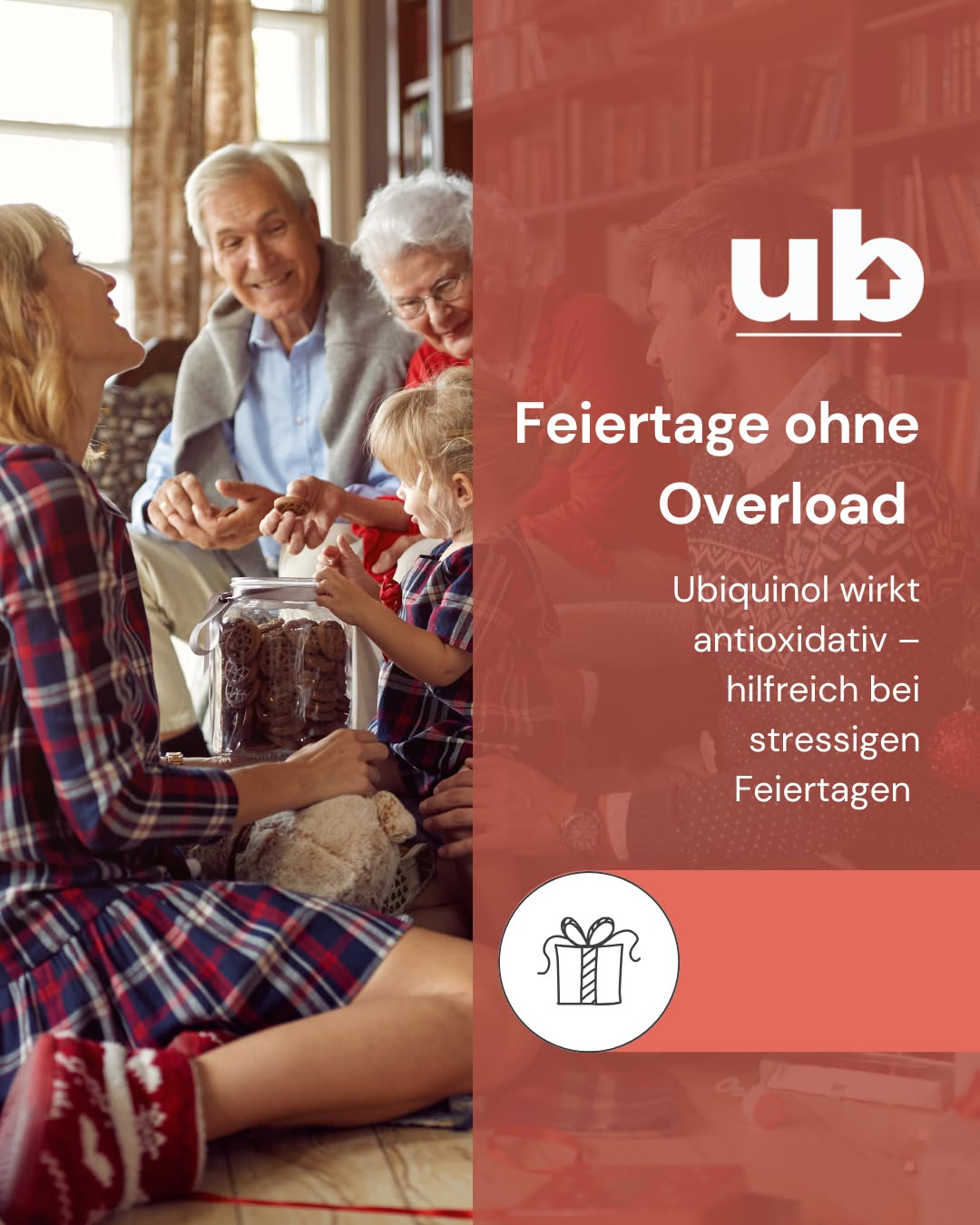 Feiertage ohne Overload 🎄🧘‍♀️ 

An den Feiertagen selbst wird’s oft stressig: viele Menschen, volle Tische, wenig Rückzug. So bleibst du gelassener: 

• 10-Minuten-Fenster für dich einbauen (frische Luft, Atemcheck, kurz raus). 
• „Ja, gern – aber später“: Grenzen freundlich setzen. 
• Langsam essen, Wasser dazu, kurzer Spaziergang nach dem Essen. 
• Bildschirmfreie Inseln: Handy zur Seite legen. 
• Mini-Reset vor dem Schlafen: 6–8 tiefe Atemzüge im Bett. 

Energie von innen: Ubiquinol (aktive Q10-Form) unterstützt die mitochondriale Zellenergie und wirkt antioxidativ – hilfreich, wenn die Feiertage fordern und du trotzdem präsent sein willst. 

#Feiertage #Stressfrei #Gelassenheit #Ubiquinol #CoQ10 #Zellenergie #Antioxidantien #Achtsamkeit #MentalLoad