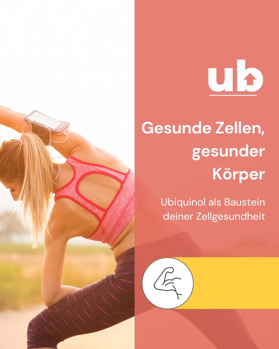 Gesunde Zellen, gesunder Körper. Ubiquinol – ein Baustein deiner Zellgesundheit 

Gesundheit beginnt nicht erst im Fitnessstudio oder auf dem Teller, sondern in der Zelle. 
Denn jede einzelne Körperfunktion, ob Herzschlag, Hormonproduktion, Denkleistung oder Fruchtbarkeit, hängt davon ab, dass deine Zellen genug Energie haben und geschützt sind. 

Hier kommt Ubiquinol ins Spiel: 

💡 Was ist Ubiquinol? 
Die aktive Form von Coenzym Q10 – ein körpereigener Mikronährstoff, der 
✔ die Energieprduktion in den Mitochondrien (unseren „Zellkraftwerken“) antreibt 
✔ als starkes Antioxidans Zellstrukturen schützt 
✔ essenziell für Herz, Immunsystem, Gehirn und Stoffwechsel ist 

🔄 Ohne Ubiquinol = weniger Zellenergie + weniger Schutz = Müdigkeit, Antriebslosigkeit, vorzeitige Alterung. 

🧡 Besonders ab 35, bei Stress, Krankheit oder intensiver Belastung kann es sinnvoll sein, den Körper gezielt zu unterstützen – damit deine Zellen das tun können, was sie am besten können: dich gesund halten. 

#zellgesundheit #ubiquinol #kanekaubiquinol #energieausdernatur #gesundvoninnen #mitochondrien #coenzymq10 #antioxidanztien #bausteinzurgesundheit