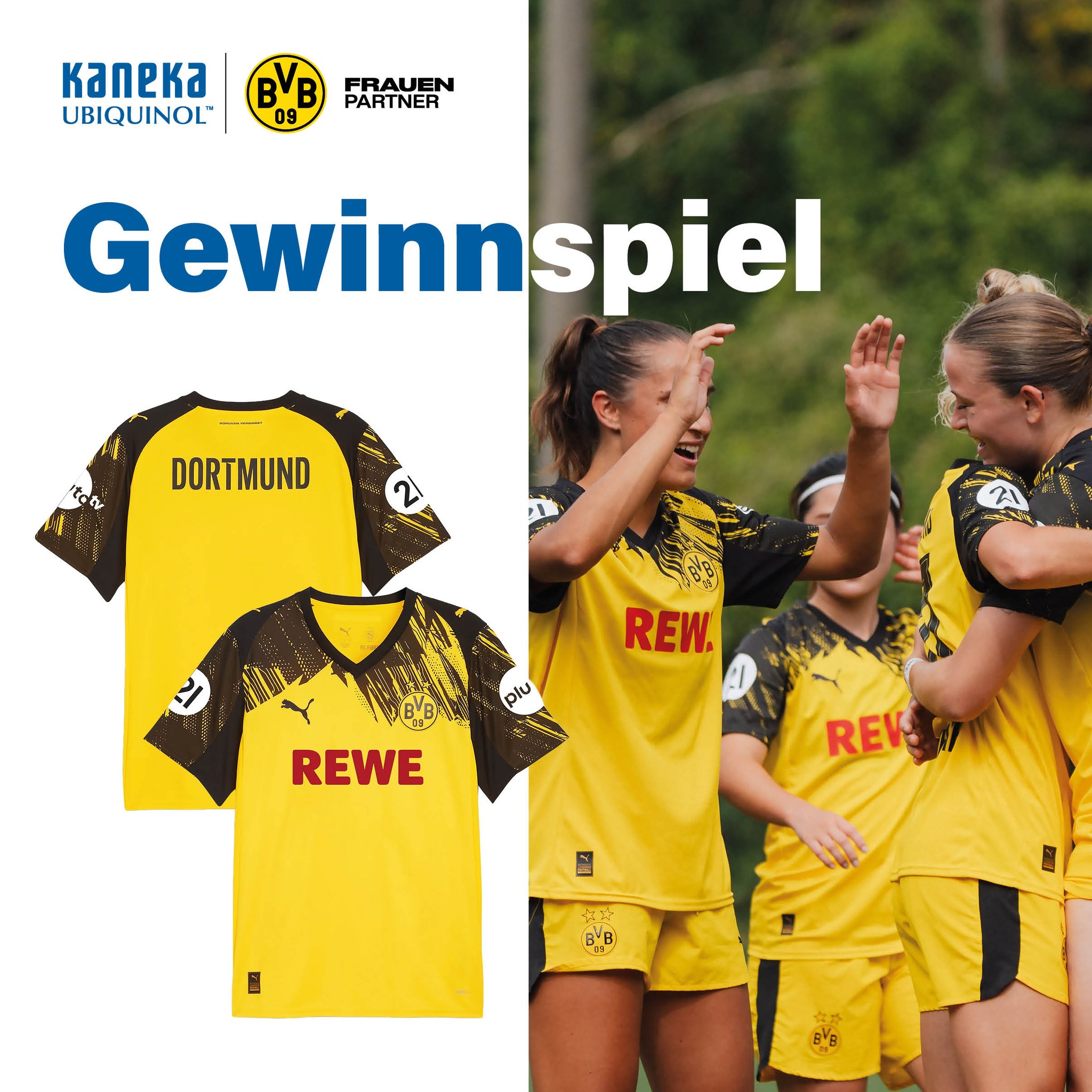 ⚽🟡⚫ GEWINNSPIEL: 3x BVB Frauen-Trikot @bvb09frauen 🟡⚫⚽

Leistung entsteht nicht nur auf dem Platz, sondern auch in unseren Zellen.
Egal ob im Profisport oder im ganz normalen Alltag: Unser Körper braucht jeden Tag Energie, Regeneration und Schutz vor oxidativem Stress.

👉 Ubiquinol, die aktive Form von Coenzym Q10, unterstützt die zelluläre Energieproduktion genau dort, wo sie entsteht – in den Mitochondrien. Deshalb ist Ubiquinol nicht nur für Sportler:innen wichtig, sondern für alle, die aktiv durchs Leben gehen. 

Als offizieller Partner der @bvb09frauen feiern wir Teamgeist und Performance und verlosen: 3x originale BVB Frauen-Trikots!

So nimmst du teil:
1️⃣ Folge @ubiquinol_de 
2️⃣ Like diesen Beitrag
3️⃣ Kommentiere, wem du das Trikot gönnen würdest ⚽

⏰ Teilnahmeschluss: 30.03.2026
📩 Die Gewinner:innen werden per Direktnachricht informiert.

Teilnahmebedingungen:
Teilnehmen können alle Personen ab 18 Jahren mit Wohnsitz in Deutschland, Österreich oder der Schweiz. Das Gewinnspiel beginnt mit Veröffentlichung des Beitrags und endet am angegebenen Teilnahmeschluss. Die Gewinner:innen werden nach dem Zufallsprinzip ausgelost und per Instagram-Direktnachricht kontaktiert. Meldet sich ein:e Gewinner:in nicht innerhalb von 5 Tagen zurück, wird der Gewinn neu vergeben. Eine Barauszahlung ist nicht möglich. Der Rechtsweg ist ausgeschlossen.
Dieses Gewinnspiel steht in keiner Verbindung zu Instagram und wird weder gesponsert noch organisiert oder unterstützt.

Viel Glück wünscht euch eurer Ubiquinol-Team🍀