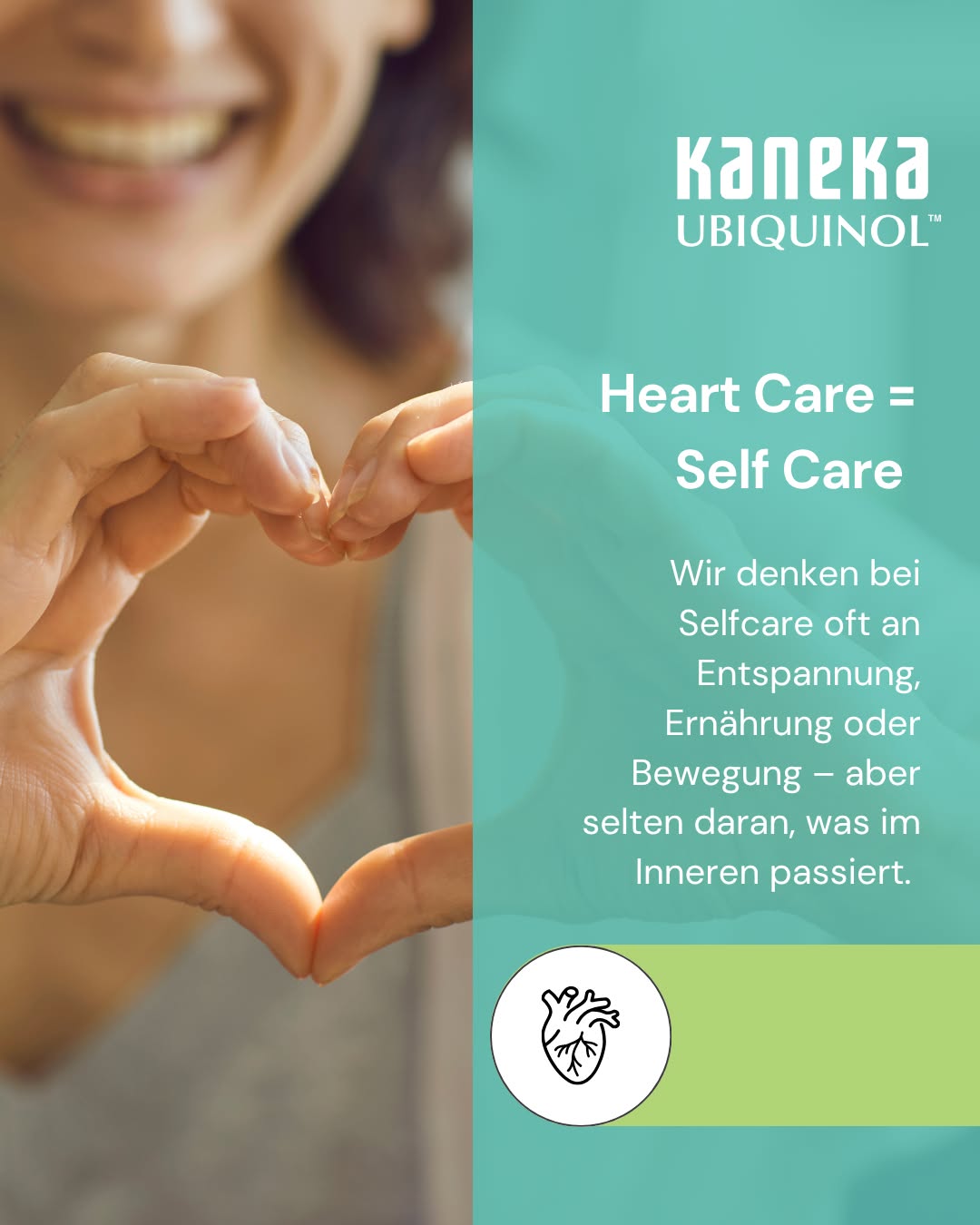 Self Care ist mehr als Skincare und ein ruhiger Abend. Es beginnt auch bei dem Organ, das am härtesten arbeitet: dem Herzen. ❤️ 

Wir denken bei Selfcare oft an Entspannung, Achtsamkeit oder ausreichend Schlaf – aber selten daran, was im Inneren unseres Körpers passiert. Dabei ist das Herz eines der energiehungrigsten Organe: Es schlägt ununterbrochen, ein Leben lang, und braucht dafür kontinuierlich Energie. ⚡ 

Diese Energie entsteht in den Mitochondrien, den Kraftwerken unserer Zellen – und genau dort spielt Ubiquinol, die aktive Form von Coenzym Q10, eine zentrale Rolle. 🔋 Zusätzlich schützt es als Antioxidans die Zellen vor oxidativem Stress, der mit zunehmendem Alter und Belastung im Alltag steigt. 🛡️ 

Herzgesundheit ist also kein rein medizinisches Thema, das man erst im Wartezimmer bedenkt. Es gehört dazu, wenn wir gut für uns selbst sorgen wollen – Tag für Tag. 

Was gehört für dich zu Self Care dazu? Schreib es in die Kommentare 👇 

#Ubiquinol #CoenzymQ10 #Herzgesundheit #SelfCare #Zellenergie #Mitochondrien #OxidativerStress #Longevity #Supplements #Zellgesundheit #GesundLeben #Achtsamkeit